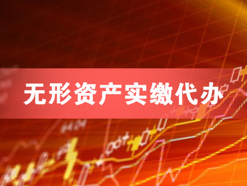 增城无形资产实缴资本代办